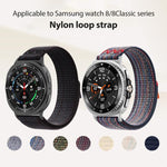 Correia de Relógio em Nylon com Fecho de Gancho e Argola xDfind, Para Samsung Galaxy Watch8 / 8 Classic