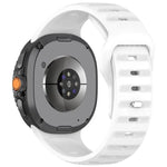 Correia de Relógio em Silicone com Fivela de Estudinhos Prateados e Pontos Redondos xDfind, Para Samsung Galaxy Watch Ultra/Ultra 2025, Para Samsung Galaxy Watch8 / 8 Classic
