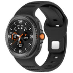Correia de Relógio em Silicone com Fivela de Estudinhos Prateados e Pontos Redondos xDfind, Para Samsung Galaxy Watch Ultra/Ultra 2025, Para Samsung Galaxy Watch8 / 8 Classic