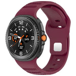 Correia de Relógio em Silicone com Fivela de Estudinhos Prateados e Pontos Redondos xDfind, Para Samsung Galaxy Watch Ultra/Ultra 2025, Para Samsung Galaxy Watch8 / 8 Classic