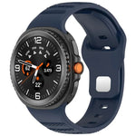 Correia de Relógio em Silicone com Fivela de Estudinhos Prateados e Pontos Redondos xDfind, Para Samsung Galaxy Watch Ultra/Ultra 2025, Para Samsung Galaxy Watch8 / 8 Classic