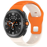 Correia de Relógio em Silicone com Fivela de Estudinhos Prateados e Pontos Redondos xDfind, Para Samsung Galaxy Watch Ultra/Ultra 2025, Para Samsung Galaxy Watch8 / 8 Classic
