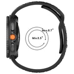 Correia de Relógio em Silicone com Fivela de Estudinhos Prateados e Pontos Redondos xDfind, Para Samsung Galaxy Watch Ultra/Ultra 2025, Para Samsung Galaxy Watch8 / 8 Classic