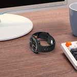 Correia de Relógio em Silicone com Fivela de Estudinhos Prateados e Pontos Redondos xDfind, Para Samsung Galaxy Watch Ultra/Ultra 2025, Para Samsung Galaxy Watch8 / 8 Classic
