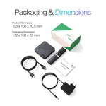 Tanix TX7 8K UHD Android 14 Smart TV Box com Comando à Distância, Allwinner H728 Octa-Core, 2GB+16GB, 4GB+32GB