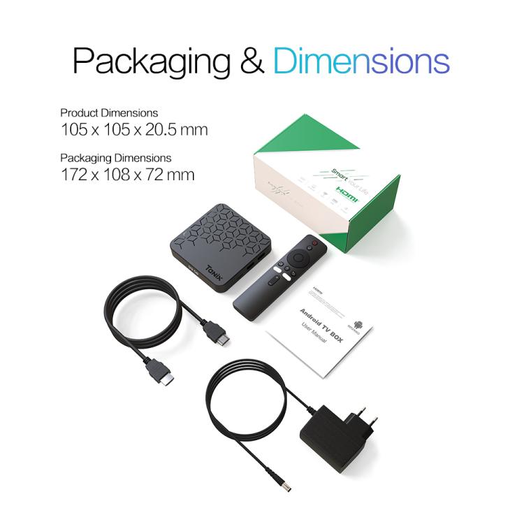 Tanix TX7 8K UHD Android 14 Smart TV Box com Comando à Distância, Allwinner H728 Octa-Core, 2GB+16GB, 4GB+32GB