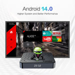 Tanix TX7 8K UHD Android 14 Smart TV Box com Comando à Distância, Allwinner H728 Octa-Core, 2GB+16GB, 4GB+32GB