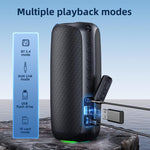 Zealot MP2 Coluna Bluetooth RGB Portátil 20W para Exterior, sem Microfone (Azul), sem Microfone (Camuflado), sem Microfone (Preto)