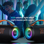 Zealot P12 Coluna Bluetooth RGB Portátil 60W de Mão para Exterior, P12, PT12
