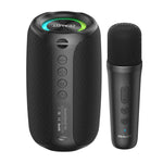 Zealot M2 Coluna Bluetooth RGB Portátil 8W para Exterior, com 2 Microfones, com 1 Microfone