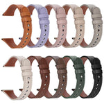 xDfind Double Ring Single Rivet Genuine Leather Watch Band, 20mm, 22mm
