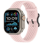 Correia de Relógio em Silicone Respirável xDfind, Para Apple Watch 42 / 44 / 45 / 46 / 49mm, Para Apple Watch 38 / 40 / 41 / S10 42mm