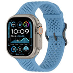 Correia de Relógio em Silicone Respirável xDfind, Para Apple Watch 42 / 44 / 45 / 46 / 49mm, Para Apple Watch 38 / 40 / 41 / S10 42mm