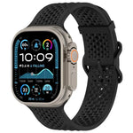 Correia de Relógio em Silicone Respirável xDfind, Para Apple Watch 42 / 44 / 45 / 46 / 49mm, Para Apple Watch 38 / 40 / 41 / S10 42mm