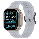Correia de Relógio em Silicone Respirável xDfind, Para Apple Watch 42 / 44 / 45 / 46 / 49mm, Para Apple Watch 38 / 40 / 41 / S10 42mm