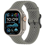 Correia de Relógio em Silicone Respirável xDfind, Para Apple Watch 42 / 44 / 45 / 46 / 49mm, Para Apple Watch 38 / 40 / 41 / S10 42mm