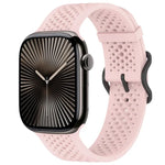 Correia de Relógio em Silicone Respirável xDfind, Para Apple Watch 42 / 44 / 45 / 46 / 49mm, Para Apple Watch 38 / 40 / 41 / S10 42mm
