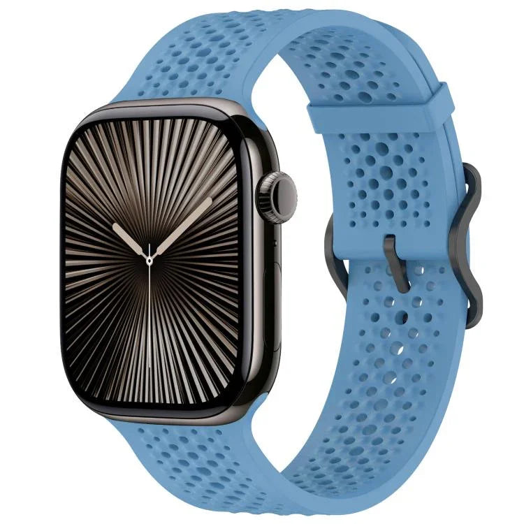 Correia de Relógio em Silicone Respirável xDfind, Para Apple Watch 42 / 44 / 45 / 46 / 49mm, Para Apple Watch 38 / 40 / 41 / S10 42mm