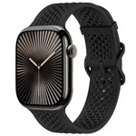 Correia de Relógio em Silicone Respirável xDfind, Para Apple Watch 42 / 44 / 45 / 46 / 49mm, Para Apple Watch 38 / 40 / 41 / S10 42mm