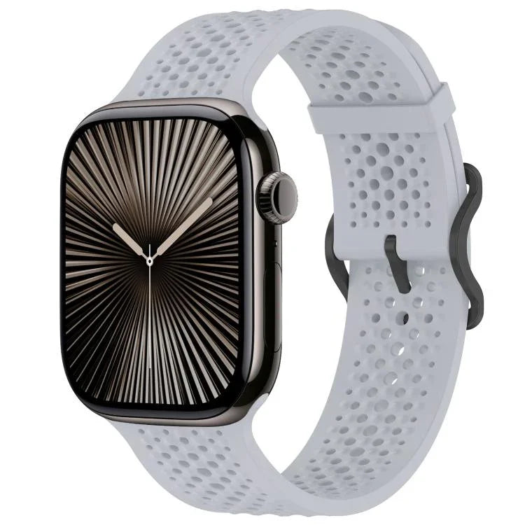 Correia de Relógio em Silicone Respirável xDfind, Para Apple Watch 42 / 44 / 45 / 46 / 49mm, Para Apple Watch 38 / 40 / 41 / S10 42mm