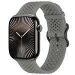 Correia de Relógio em Silicone Respirável xDfind, Para Apple Watch 42 / 44 / 45 / 46 / 49mm, Para Apple Watch 38 / 40 / 41 / S10 42mm