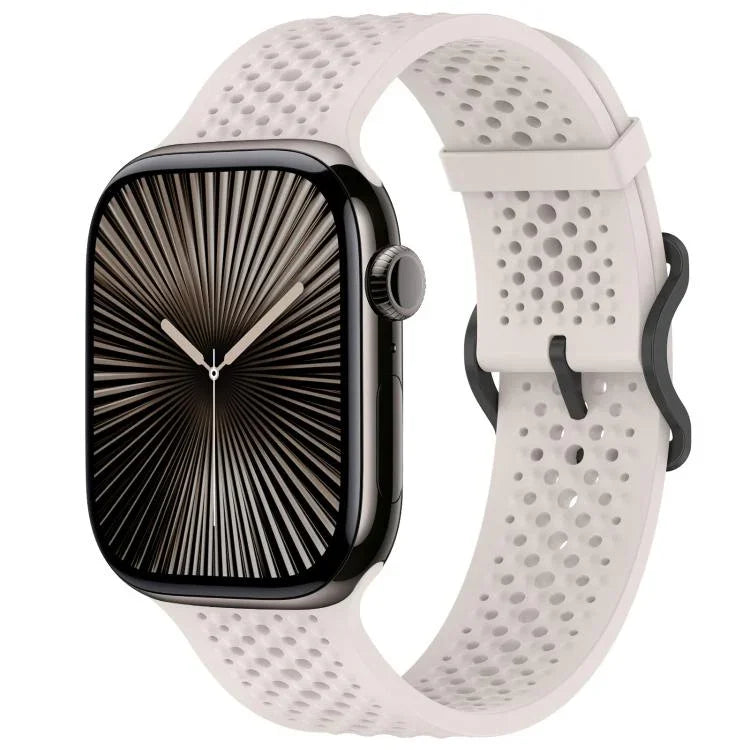Correia de Relógio em Silicone Respirável xDfind, Para Apple Watch 42 / 44 / 45 / 46 / 49mm, Para Apple Watch 38 / 40 / 41 / S10 42mm