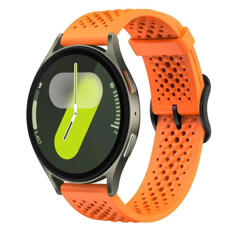 Correia de Silicone Respirável xDfind, Para Samsung Galaxy Watch Ultra / Ultra 2025, Para Samsung Galaxy Watch8 / 8 Classic, Para Samsung Galaxy Watch 7 / 6 / 5 / FE