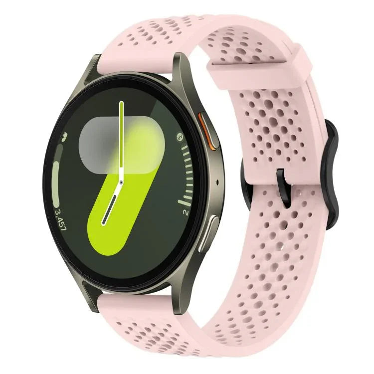 Correia de Silicone Respirável xDfind, Para Samsung Galaxy Watch Ultra / Ultra 2025, Para Samsung Galaxy Watch8 / 8 Classic, Para Samsung Galaxy Watch 7 / 6 / 5 / FE