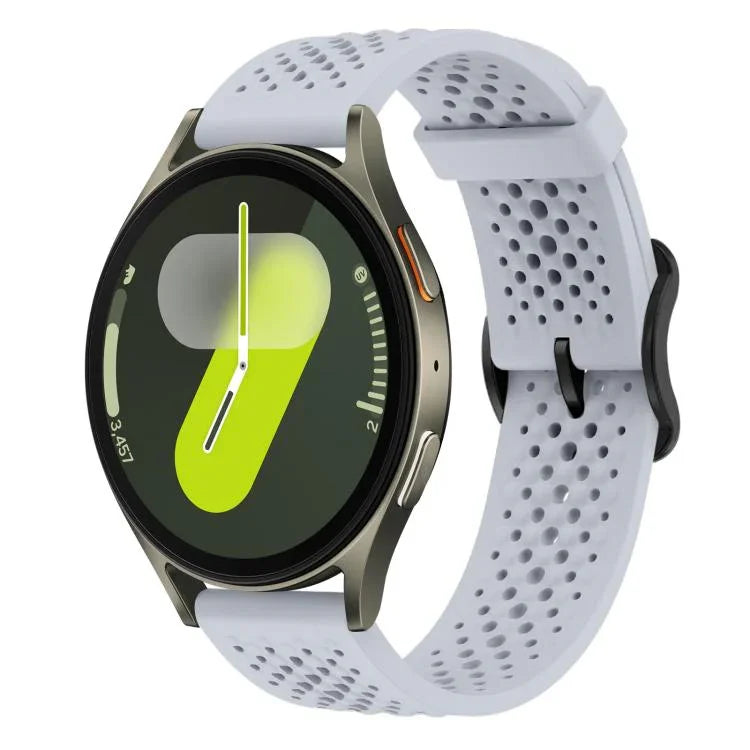 Correia de Silicone Respirável xDfind, Para Samsung Galaxy Watch Ultra / Ultra 2025, Para Samsung Galaxy Watch8 / 8 Classic, Para Samsung Galaxy Watch 7 / 6 / 5 / FE