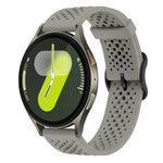Correia de Silicone Respirável xDfind, Para Samsung Galaxy Watch Ultra / Ultra 2025, Para Samsung Galaxy Watch8 / 8 Classic, Para Samsung Galaxy Watch 7 / 6 / 5 / FE