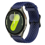 Correia de Silicone Respirável xDfind, Para Samsung Galaxy Watch Ultra / Ultra 2025, Para Samsung Galaxy Watch8 / 8 Classic, Para Samsung Galaxy Watch 7 / 6 / 5 / FE