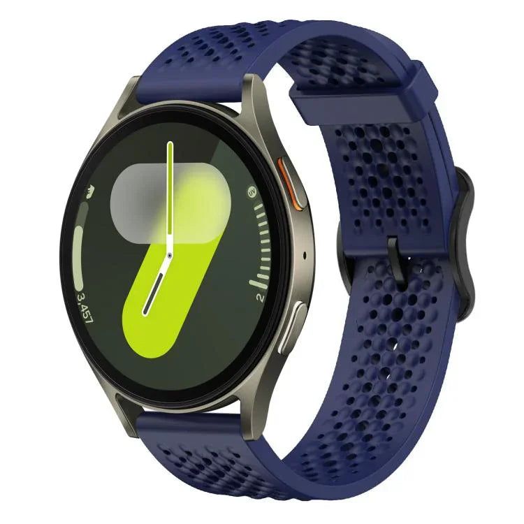 Correia de Silicone Respirável xDfind, Para Samsung Galaxy Watch Ultra / Ultra 2025, Para Samsung Galaxy Watch8 / 8 Classic, Para Samsung Galaxy Watch 7 / 6 / 5 / FE