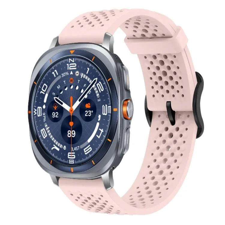 Correia de Silicone Respirável xDfind, Para Samsung Galaxy Watch Ultra / Ultra 2025, Para Samsung Galaxy Watch8 / 8 Classic, Para Samsung Galaxy Watch 7 / 6 / 5 / FE