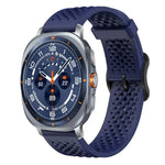 Correia de Silicone Respirável xDfind, Para Samsung Galaxy Watch Ultra / Ultra 2025, Para Samsung Galaxy Watch8 / 8 Classic, Para Samsung Galaxy Watch 7 / 6 / 5 / FE