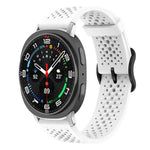 Correia de Silicone Respirável xDfind, Para Samsung Galaxy Watch Ultra / Ultra 2025, Para Samsung Galaxy Watch8 / 8 Classic, Para Samsung Galaxy Watch 7 / 6 / 5 / FE