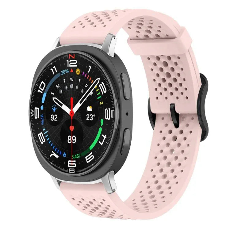 Correia de Silicone Respirável xDfind, Para Samsung Galaxy Watch Ultra / Ultra 2025, Para Samsung Galaxy Watch8 / 8 Classic, Para Samsung Galaxy Watch 7 / 6 / 5 / FE