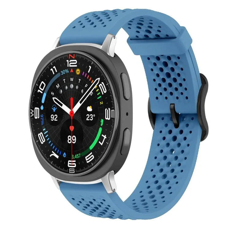 Correia de Silicone Respirável xDfind, Para Samsung Galaxy Watch Ultra / Ultra 2025, Para Samsung Galaxy Watch8 / 8 Classic, Para Samsung Galaxy Watch 7 / 6 / 5 / FE