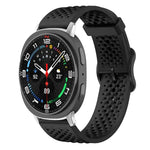 Correia de Silicone Respirável xDfind, Para Samsung Galaxy Watch Ultra / Ultra 2025, Para Samsung Galaxy Watch8 / 8 Classic, Para Samsung Galaxy Watch 7 / 6 / 5 / FE