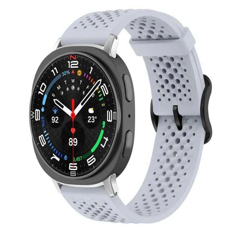 Correia de Silicone Respirável xDfind, Para Samsung Galaxy Watch Ultra / Ultra 2025, Para Samsung Galaxy Watch8 / 8 Classic, Para Samsung Galaxy Watch 7 / 6 / 5 / FE