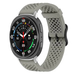 Correia de Silicone Respirável xDfind, Para Samsung Galaxy Watch Ultra / Ultra 2025, Para Samsung Galaxy Watch8 / 8 Classic, Para Samsung Galaxy Watch 7 / 6 / 5 / FE