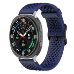 Correia de Silicone Respirável xDfind, Para Samsung Galaxy Watch Ultra / Ultra 2025, Para Samsung Galaxy Watch8 / 8 Classic, Para Samsung Galaxy Watch 7 / 6 / 5 / FE