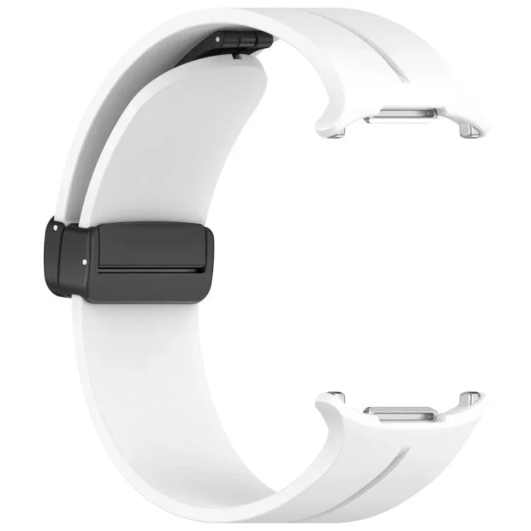 xDfind  Flat Head Groove Folding Black Buckle Silicone Watch Band, For Samsung Galaxy Watch Ultra / Ultra 2025
