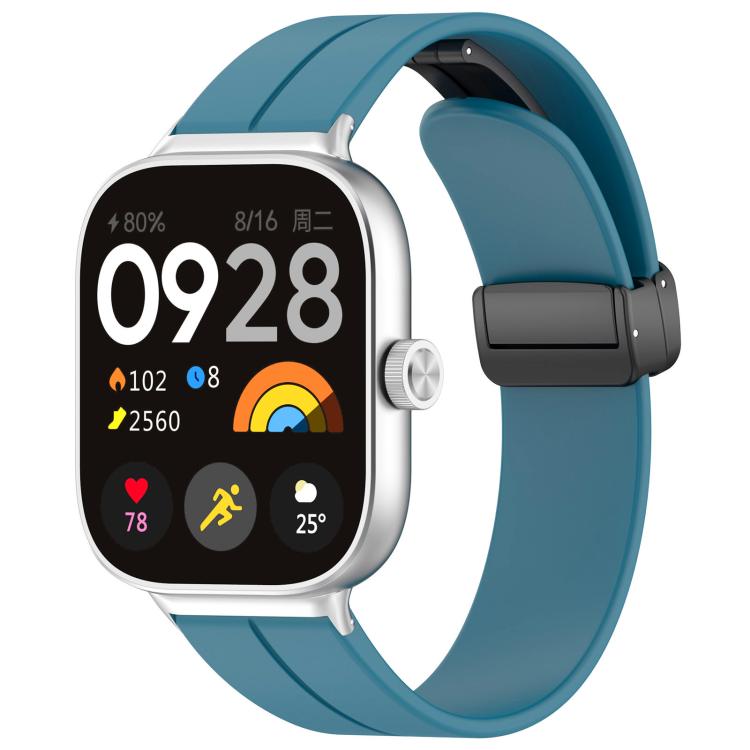 xDfind  Flat Head Groove Folding Black Buckle Silicone Watch Band, For Xiaomi Band 10 Pro / 9 Pro / Redmi Watch 6, For Redmi Watch 3 Active / Watch 3 Lite, For Redmi Watch 3