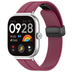 xDfind  Flat Head Groove Folding Black Buckle Silicone Watch Band, For Xiaomi Band 10 Pro / 9 Pro / Redmi Watch 6, For Redmi Watch 3 Active / Watch 3 Lite, For Redmi Watch 3