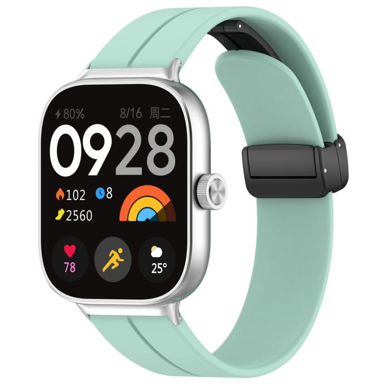 xDfind  Flat Head Groove Folding Black Buckle Silicone Watch Band, For Xiaomi Band 10 Pro / 9 Pro / Redmi Watch 6, For Redmi Watch 3 Active / Watch 3 Lite, For Redmi Watch 3