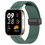xDfind  Flat Head Groove Folding Black Buckle Silicone Watch Band, For Xiaomi Band 10 Pro / 9 Pro / Redmi Watch 6, For Redmi Watch 3 Active / Watch 3 Lite, For Redmi Watch 3