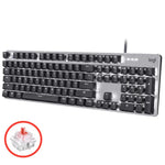 Teclado Mecânico com Fios e Retroiluminação Logitech K845, Comprimento do Cabo: 1,8m, Eixo Longhua Castanho, Eixo Longhua Vermelho
