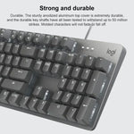 Teclado Mecânico com Fios e Retroiluminação Logitech K845, Comprimento do Cabo: 1,8m, Eixo Longhua Castanho, Eixo Longhua Vermelho