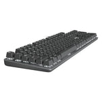Teclado Mecânico com Fios e Retroiluminação Logitech K845, Comprimento do Cabo: 1,8m, Eixo Longhua Castanho, Eixo Longhua Vermelho