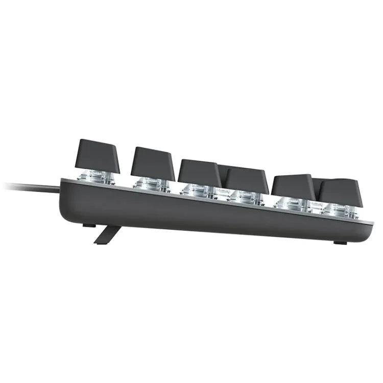 Teclado Mecânico com Fios e Retroiluminação Logitech K845, Comprimento do Cabo: 1,8m, Eixo Longhua Castanho, Eixo Longhua Vermelho